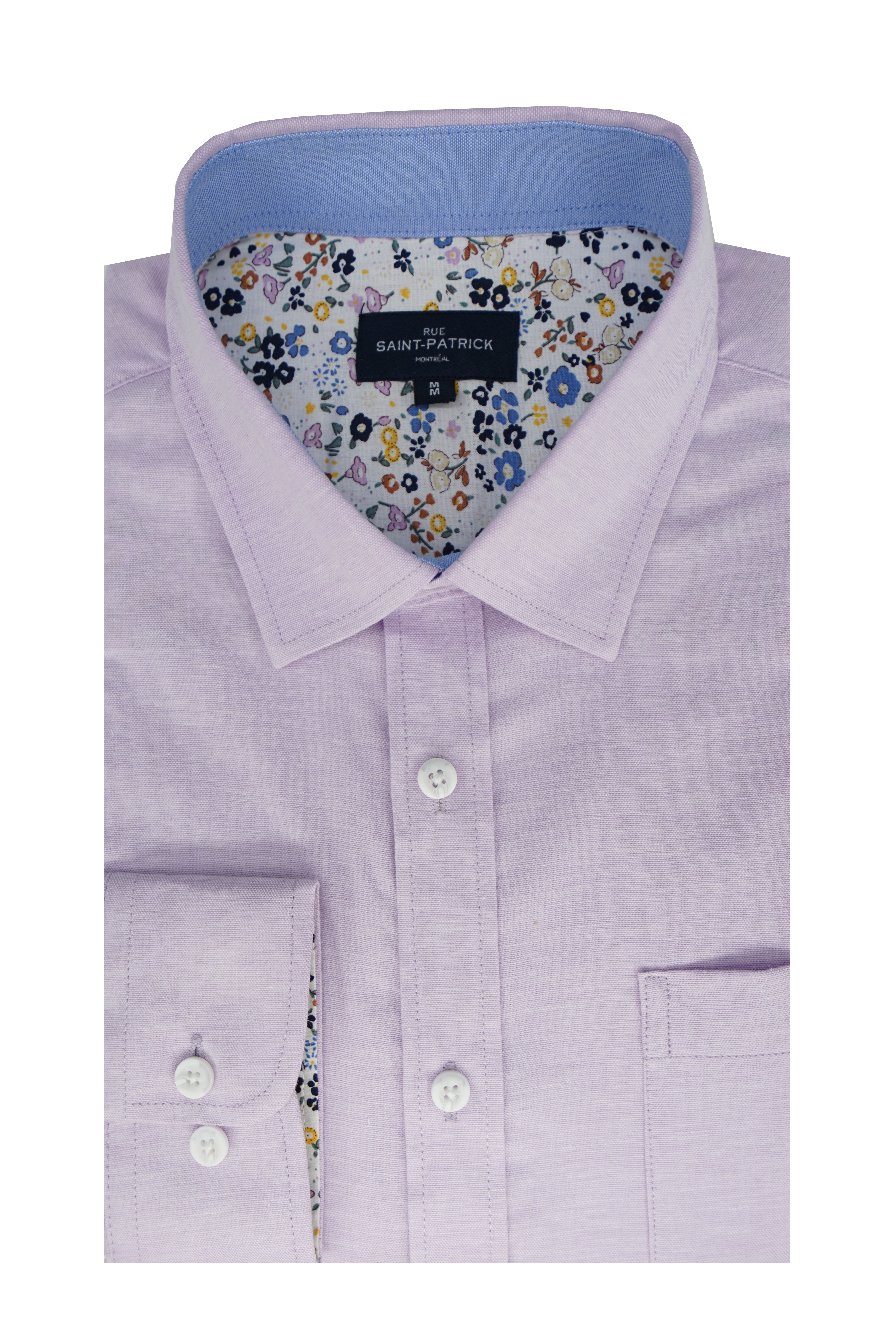 Wexford Stretch Oxford Shirt in Lavender