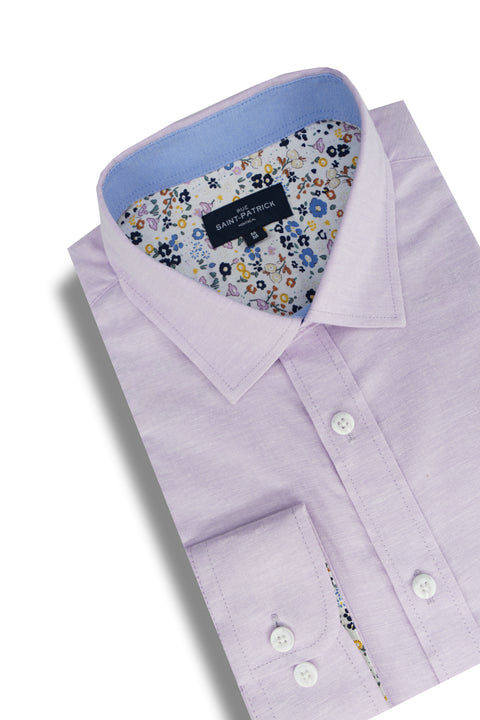 Wexford Stretch Oxford Shirt in Lavender