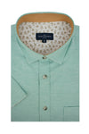 Chemise à manches courtes Venice Stretch Easy-Care vert menthe