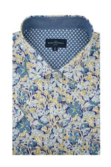 Kilkeel Short Sleeve Shirt in Cornflower Blue