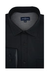 Chemise en maille piquée Spencer en noir