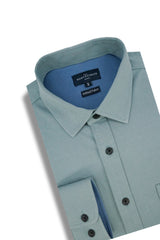 Chemise Harwood en maille piqué couleur vert d'eau
