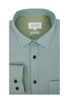 Chemise Thistlewood en maille piqué couleur aqua