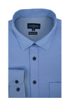 Chemise Dutton en piqué tricoté bleuet