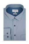 Chemise Stallard en maille piqué bleu ciel