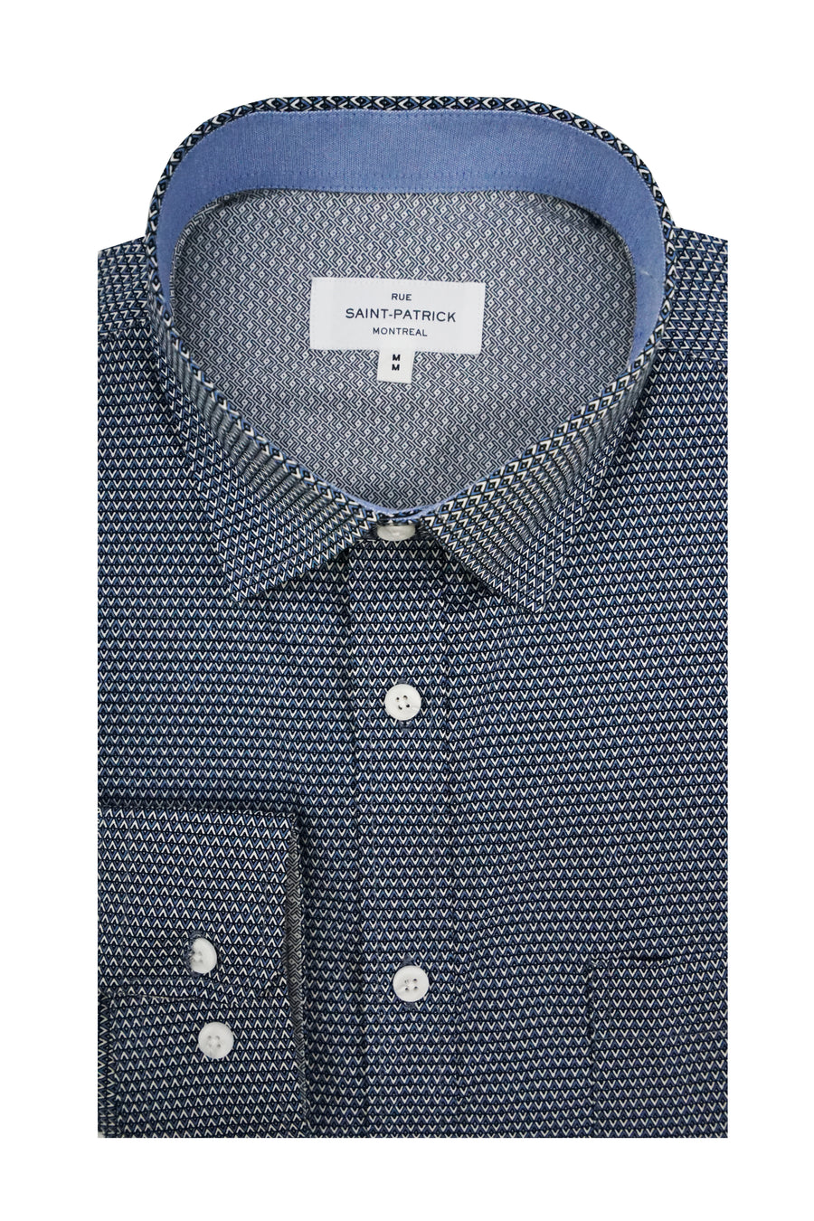 Alani Stretch Poplin Shirt in Ice Blue