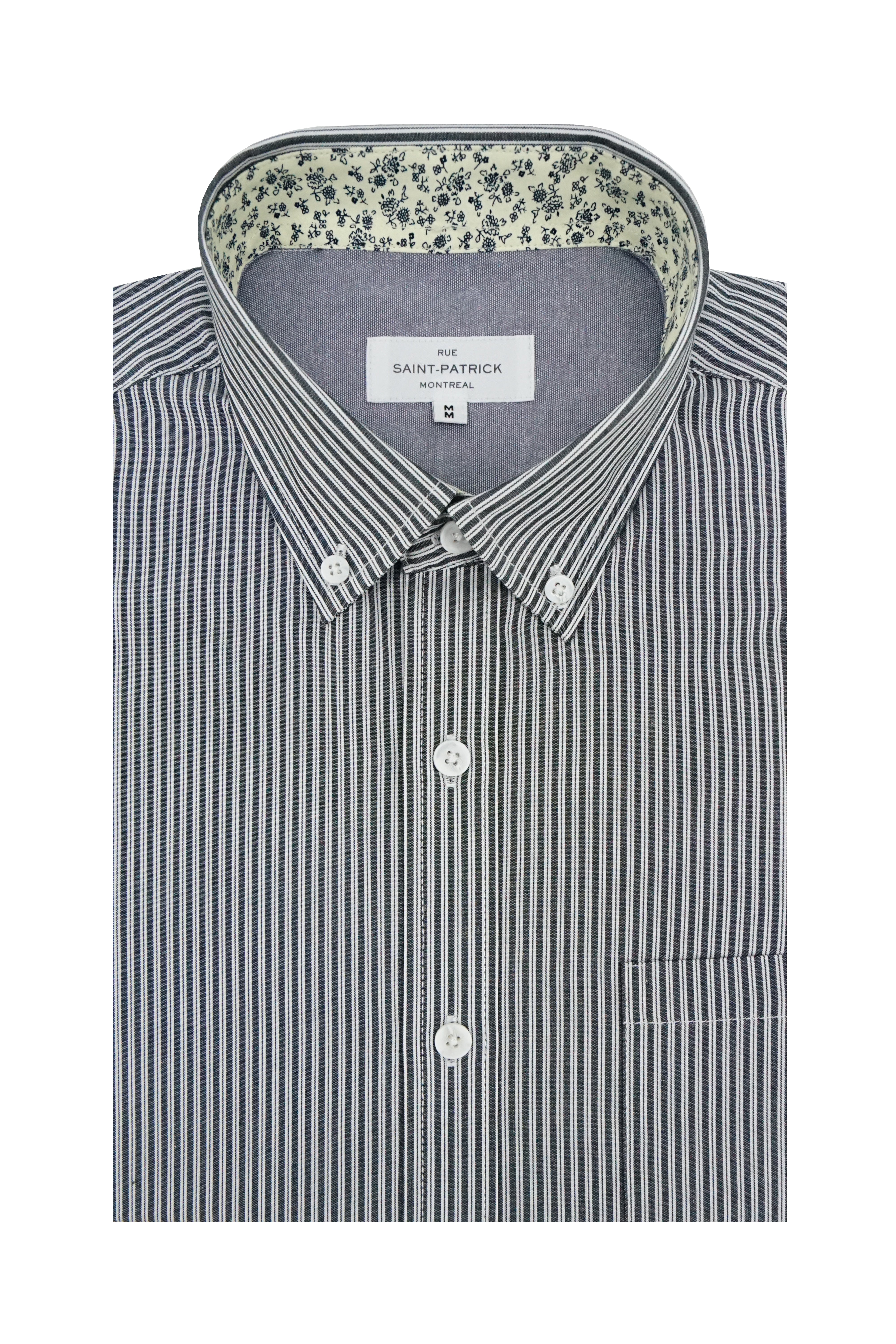 Chemise Monaghan en popeline rayée