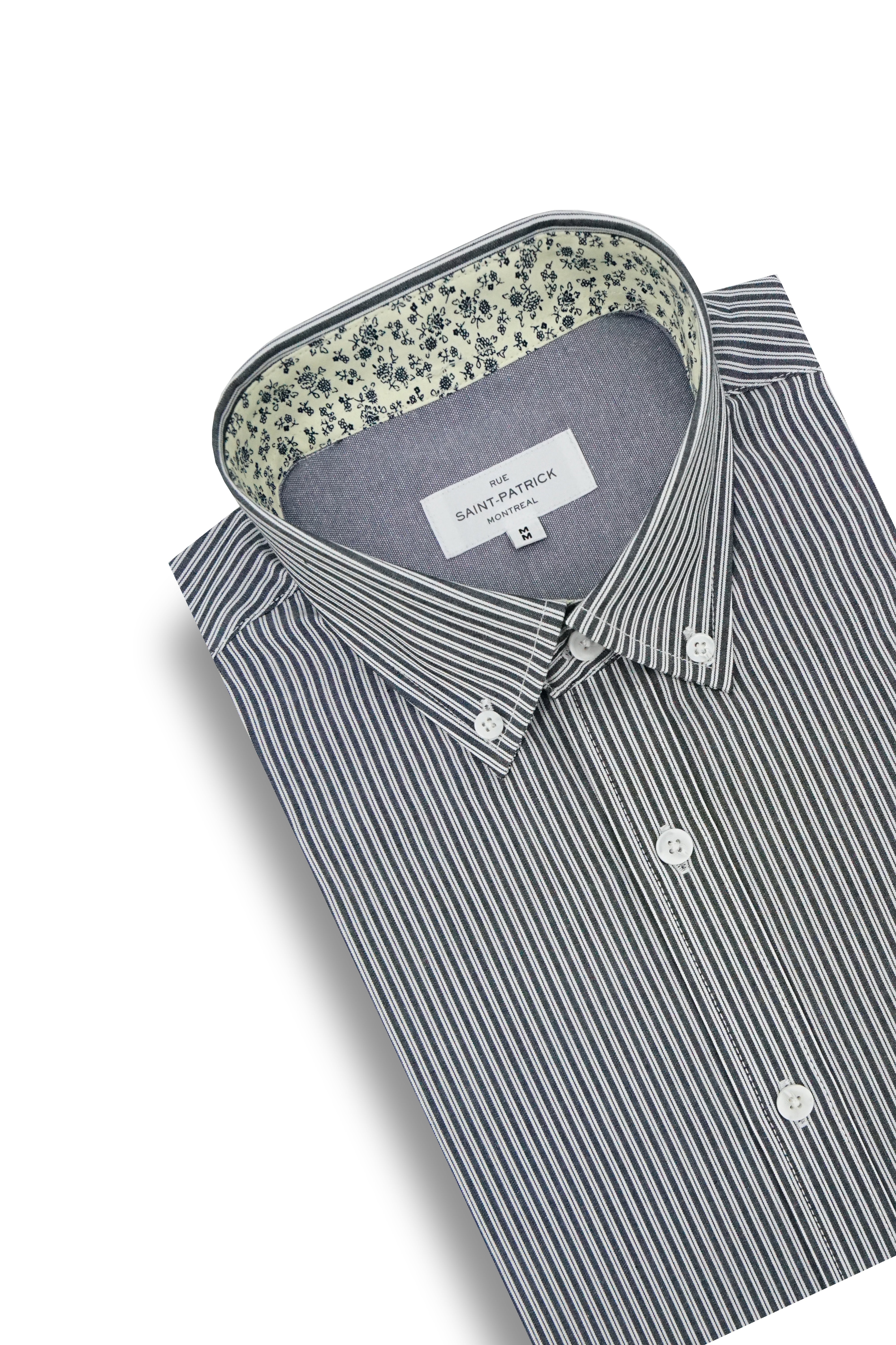 Chemise Monaghan en popeline rayée
