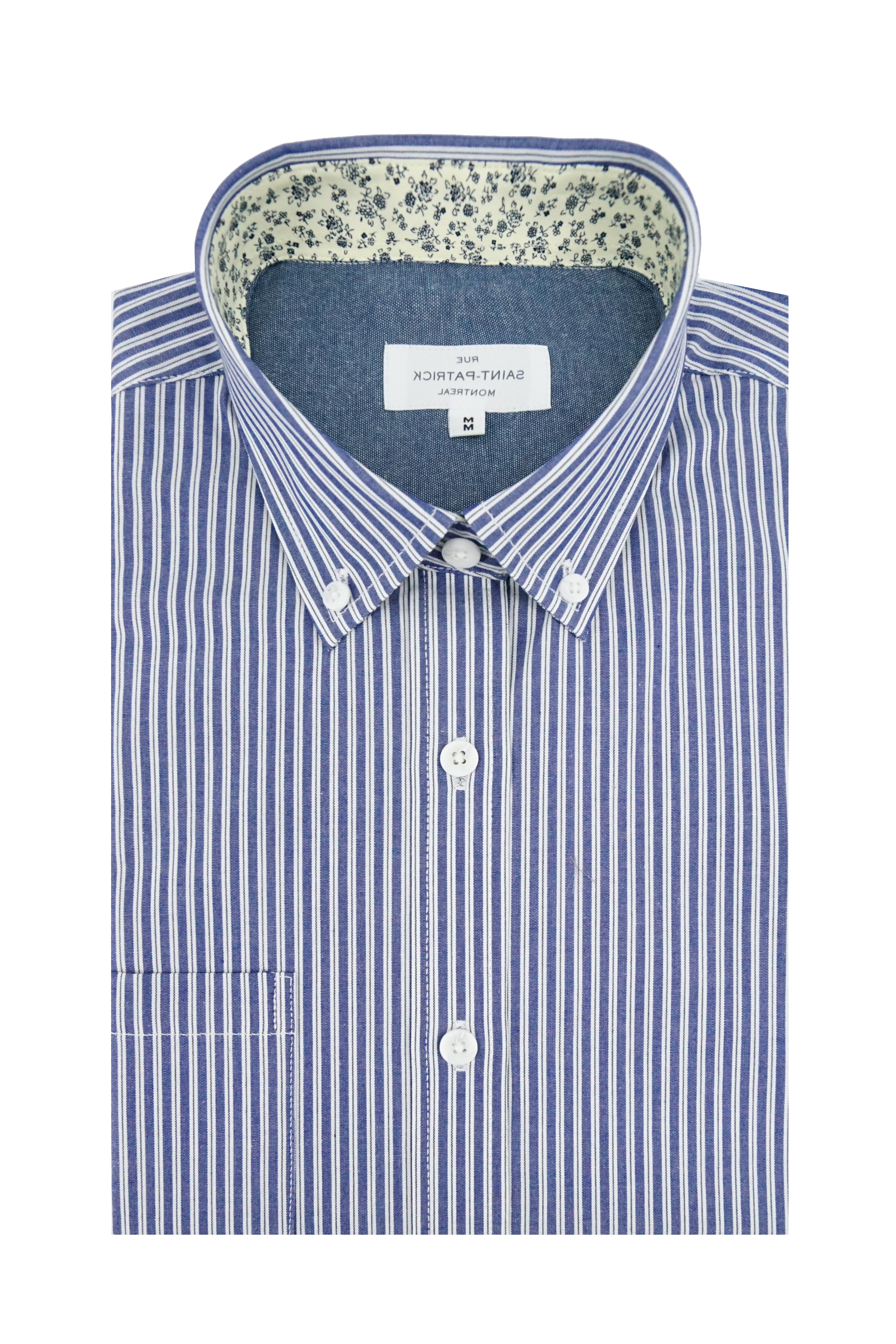 Chemise Monaghan en popeline rayée