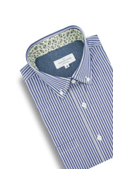 Chemise Monaghan en popeline rayée