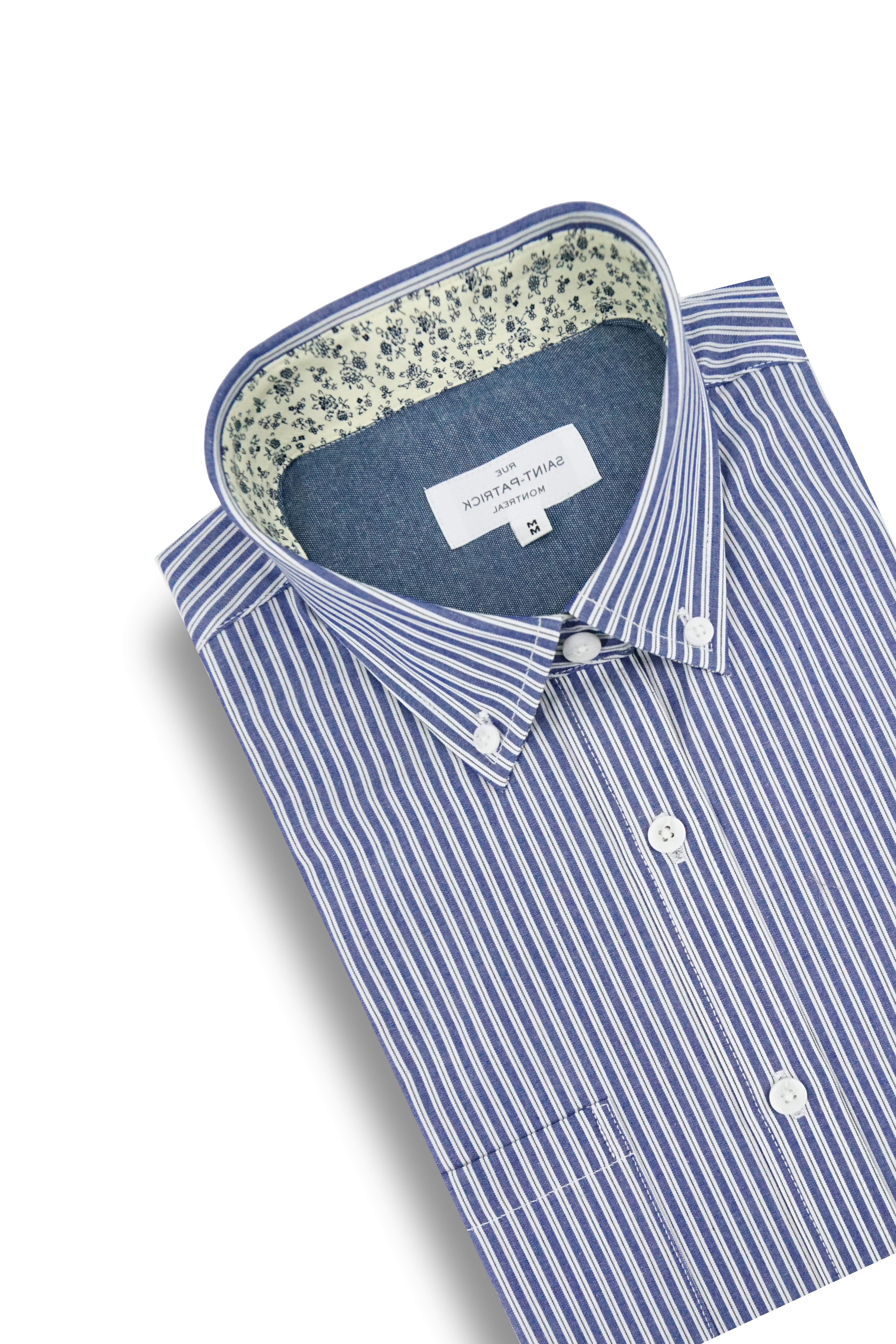 Chemise Monaghan en popeline rayée