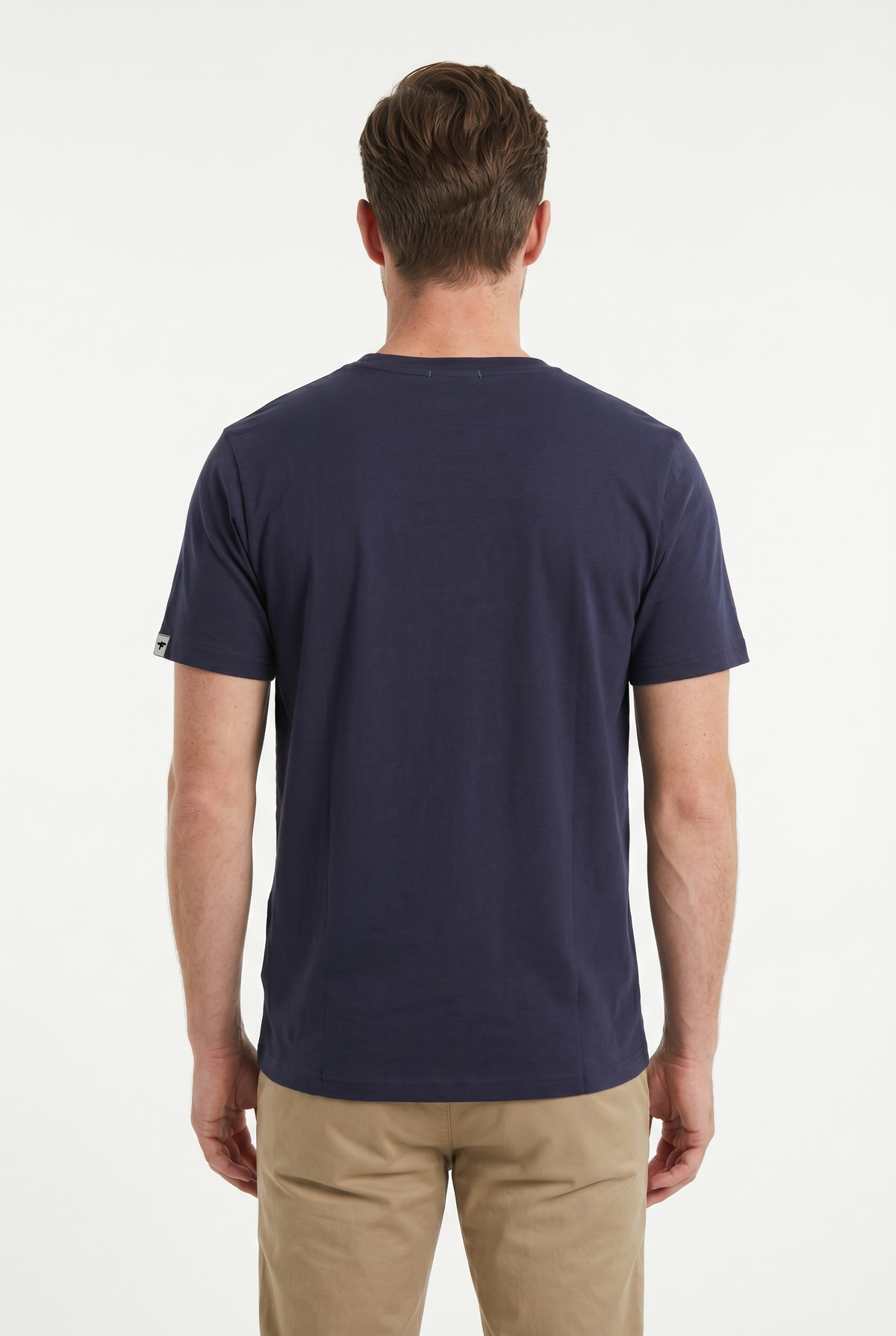 T-shirt à col rond en coton biologique Laganbank