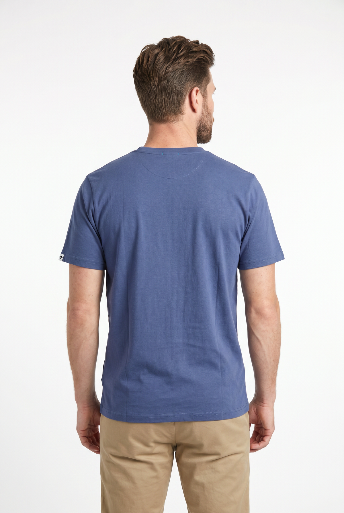 T-shirt à col rond en coton biologique Laganbank