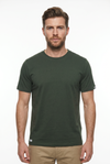 T-shirt à col rond en coton biologique Laganbank