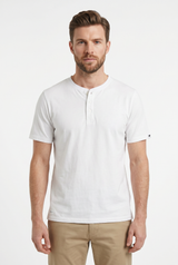 T-shirt henley en coton bio Shankill