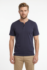 T-shirt henley en coton bio Shankill
