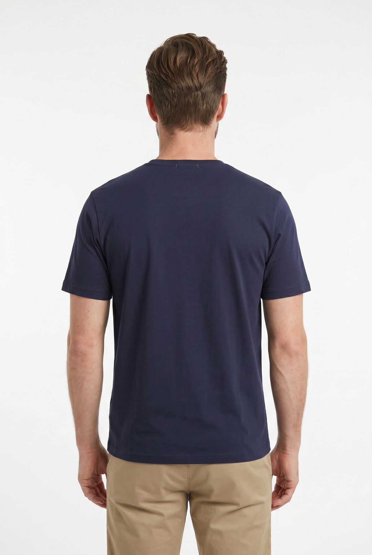 T-shirt henley en coton bio Shankill