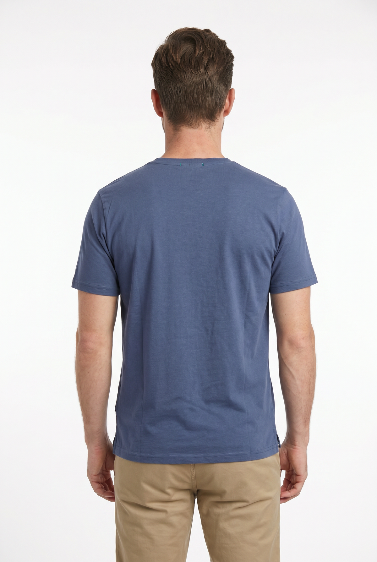 T-shirt henley en coton bio Shankill