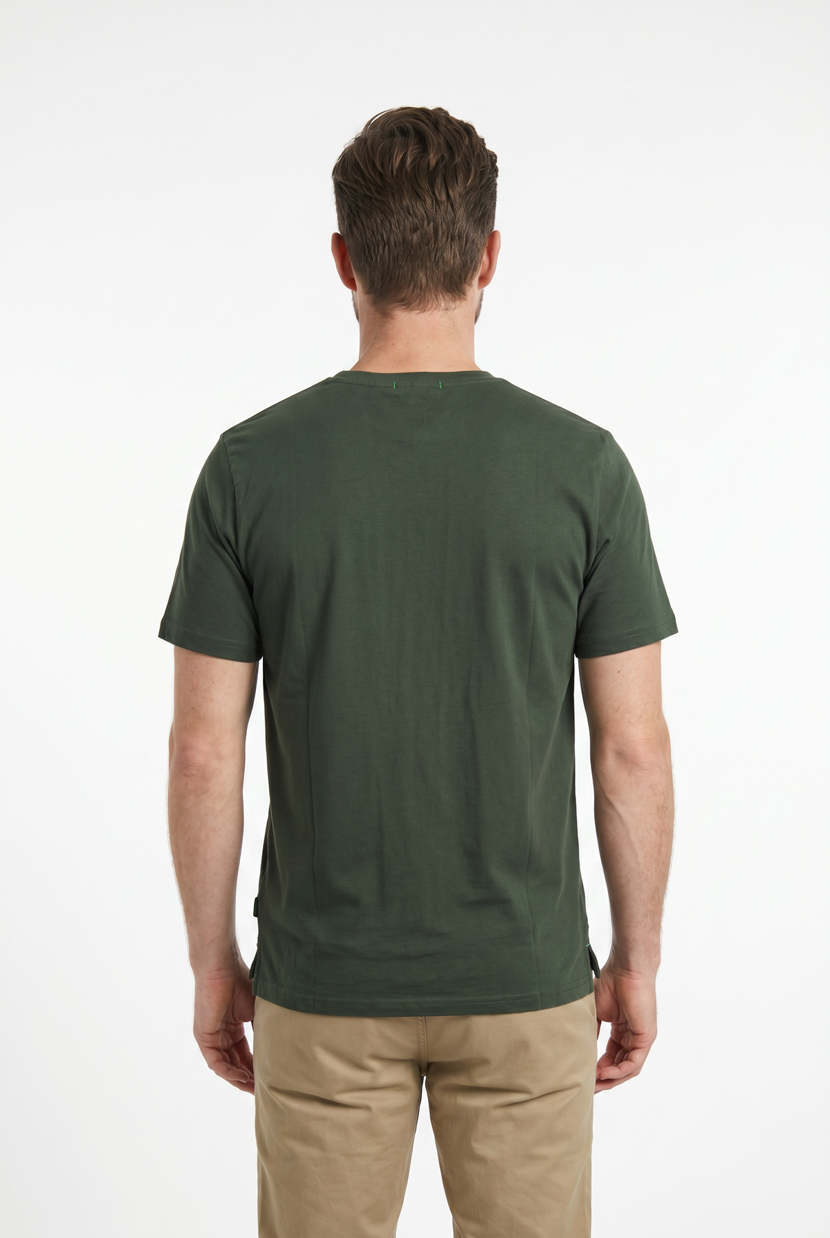 T-shirt henley en coton bio Shankill