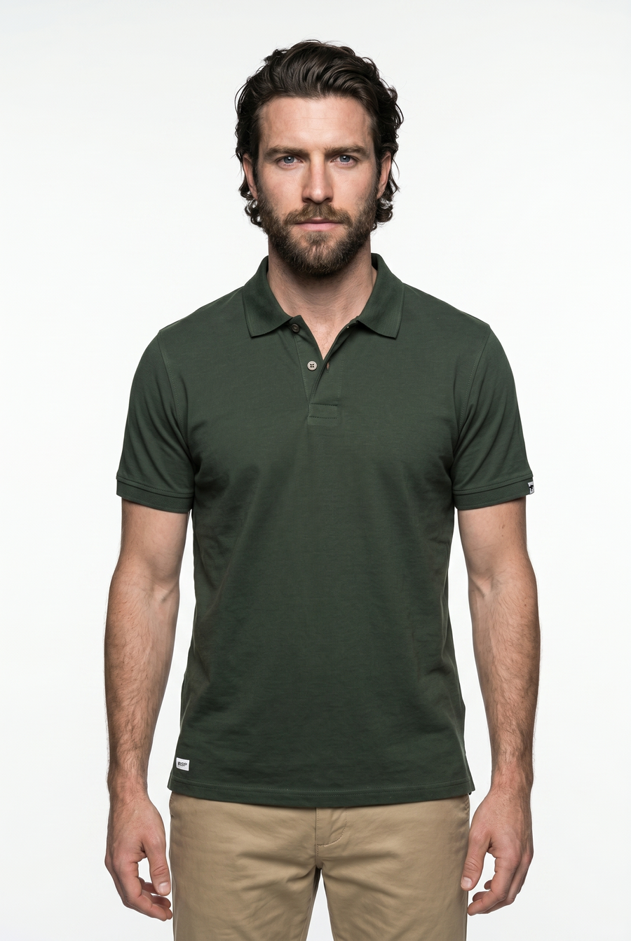 Tombe bien le polo en – Forest Green