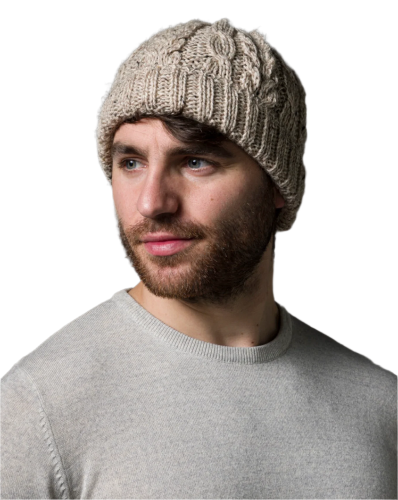 Chapeau en laine peignée Heritage fabriqué en Irlande en flocons d'avoine