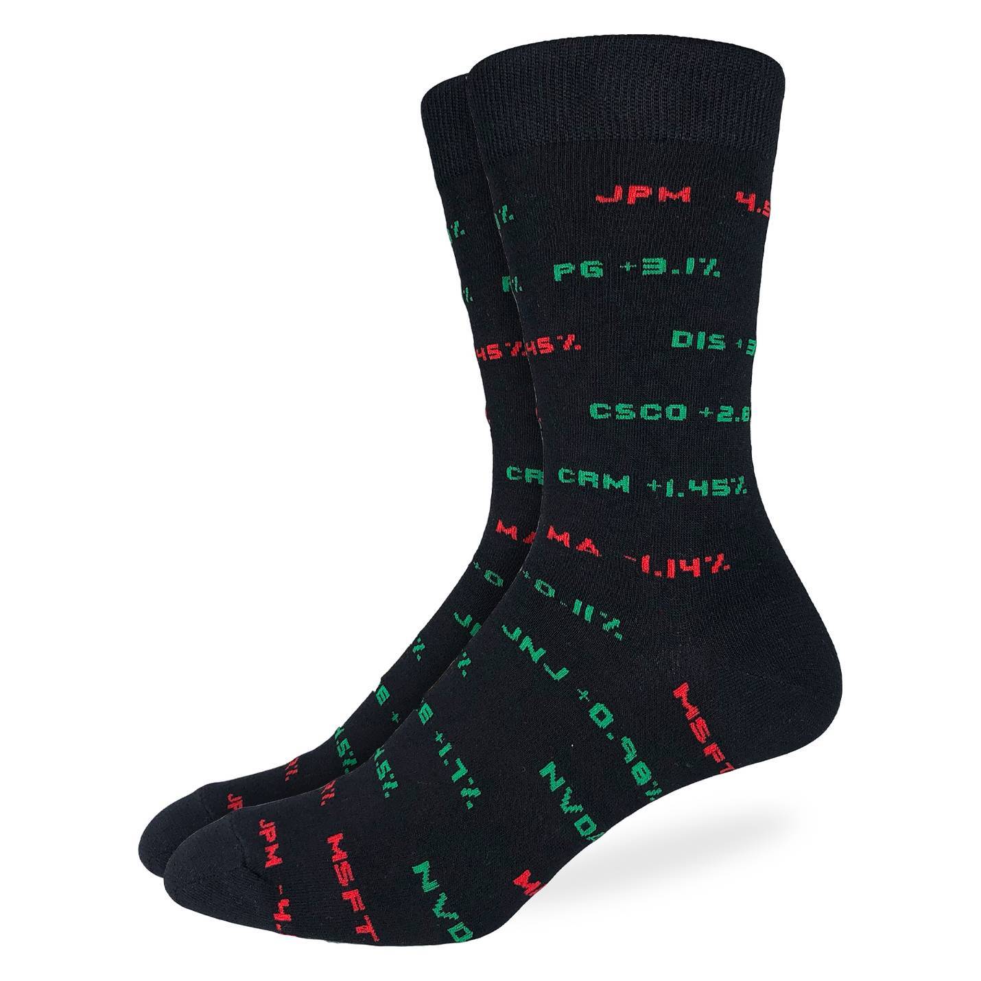 Chaussettes boursières pour hommes