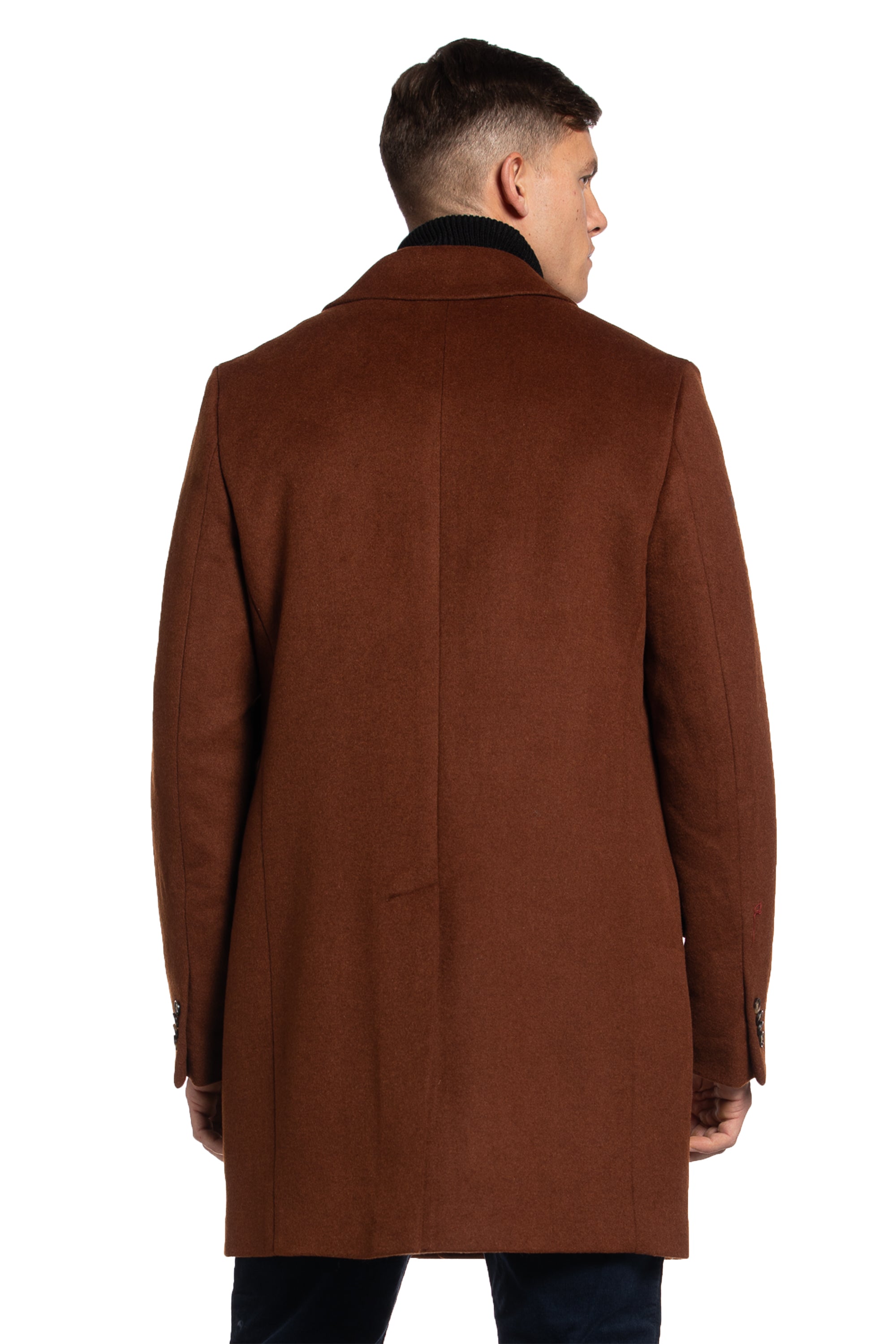 Manteau en laine cuivrée Grafton