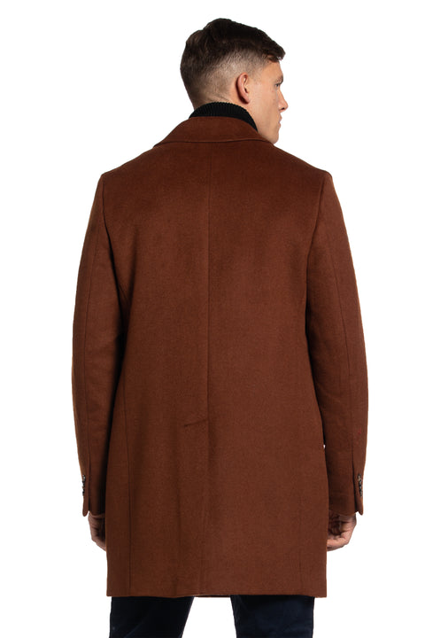 Grafton Wool Copper Overcoat