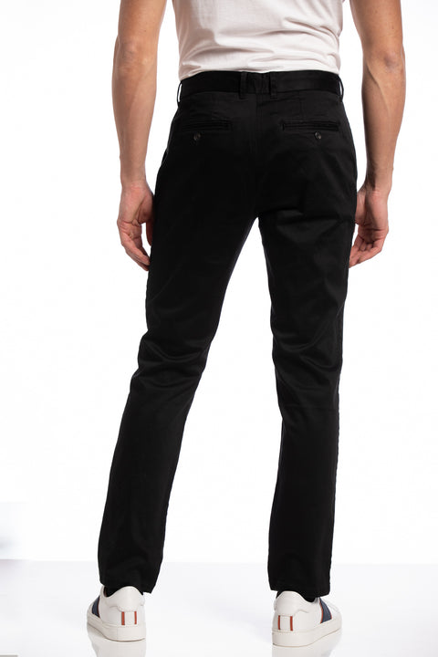 Michael Stretch Pant in Jet Black