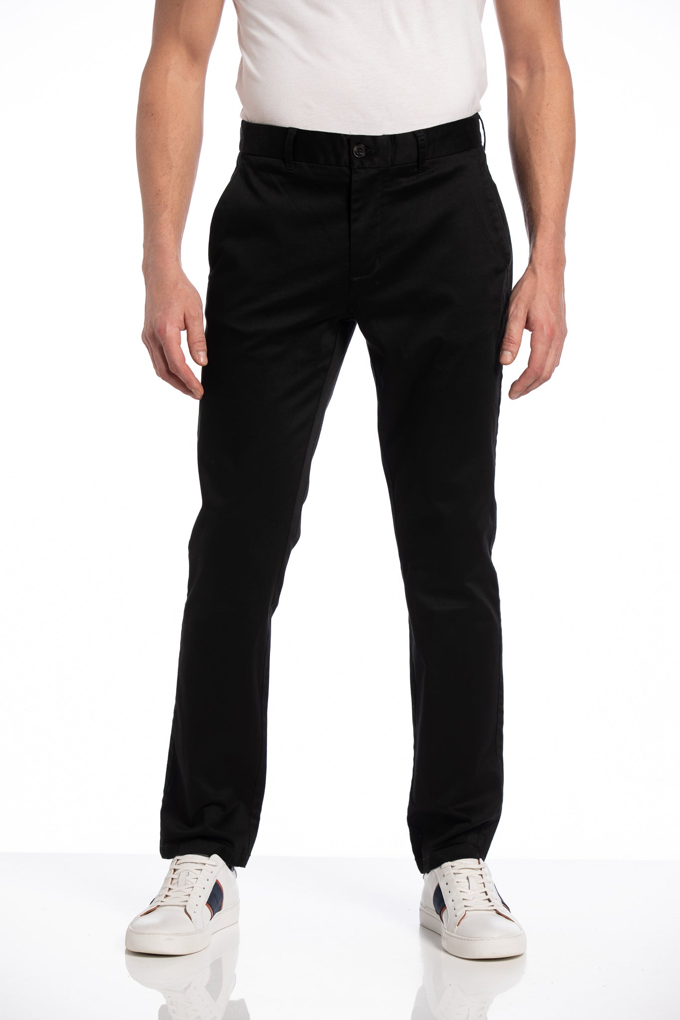 Pantalon Michael Stretch en noir de jais