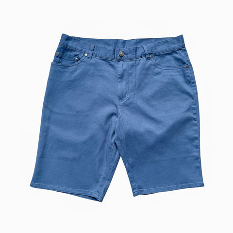 Stretch Declan 5 Pocket Shorts in AirForce Blue
