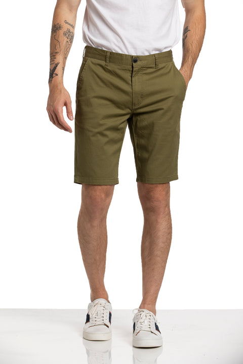 Stretch Malone Shorts in Sage Green