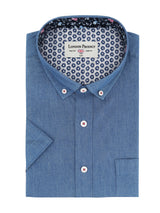 Chemise à manches courtes Glencorse en bleu