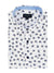 Inverness Short Sleeve Shirt in White and Navy