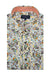 St Lucia Short Sleeve Shirt in Papaya and Teal