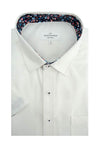 Chemise à manches courtes Birmingham Easy Care en blanc