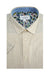 Cardiff Linen Blend Short Sleeve Shirt in Natural