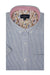 Newport Linen Blend Short Sleeve Shirt in Steel Blue