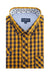 Cambridge Gingham Short Sleeve Shirt in Mustard/ Navy