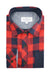 Seaforde Flannel Shirt in Red and Navy
