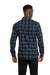 DarraghCross Flannel Shirt in Airforce Blue and Black