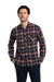 Kilbroney Flannel Shirt in Navy and Red
