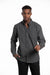 Tara Brushed Diagonal Twill Shirt in Charcoal Grey