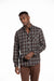 Donacloney Flannel Shirt in Walnut Brown and Grey