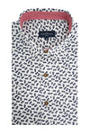 Chemise à manches courtes Tirawley en blanc