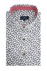 Chemise à manches courtes Tirawley en blanc