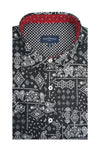 Chemise à manches courtes Moy en noir réglisse
