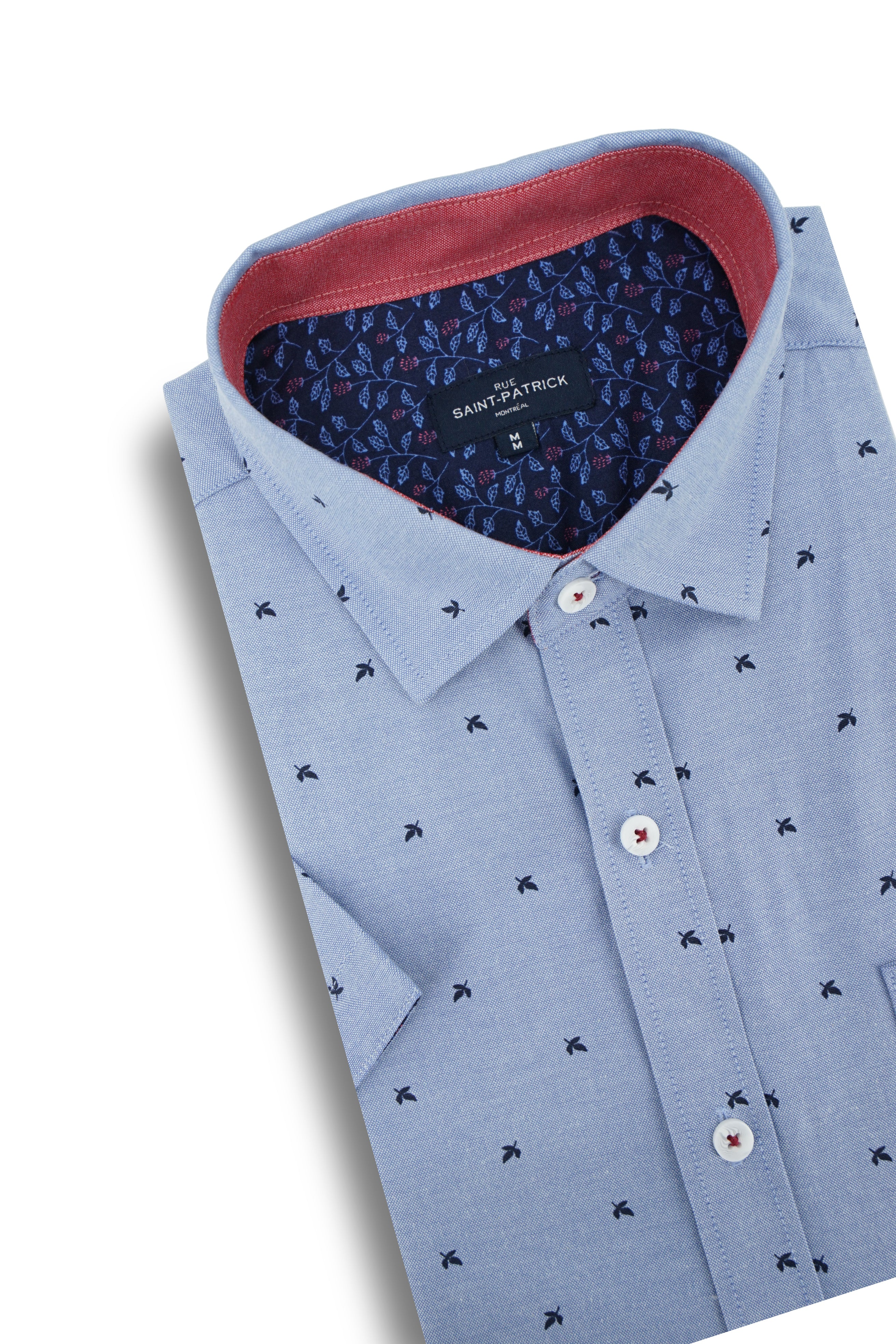 Pollockstown Short Sleeve Shirt in Cornflower Blue