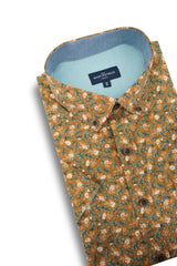 Chemise à manches courtes Inishmore en gingembre