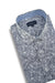 Castries Paisley Short Sleeve Shirt in Navy and White